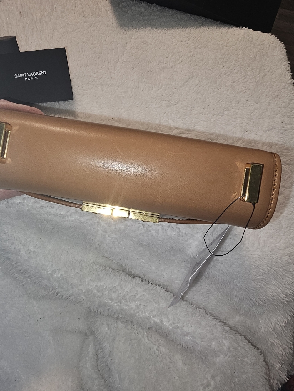 Saint Laurent Manhattan Canvas and Leather Mini Crossbody Bag. - Picture 10 of 16